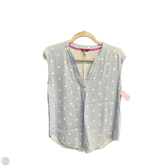 Top Sleeveless By Joules In Polkadot Pattern, Size: S