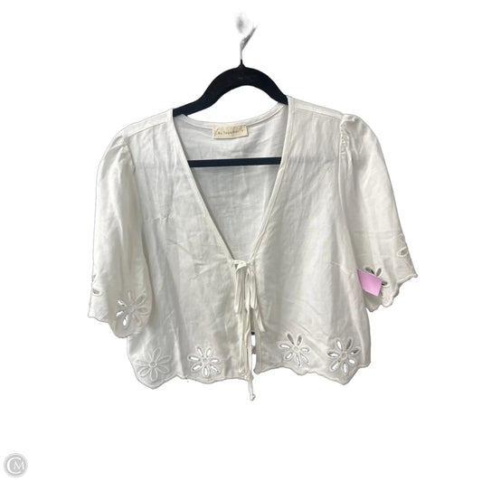 Top Short Sleeve By By Together In White, Size: M