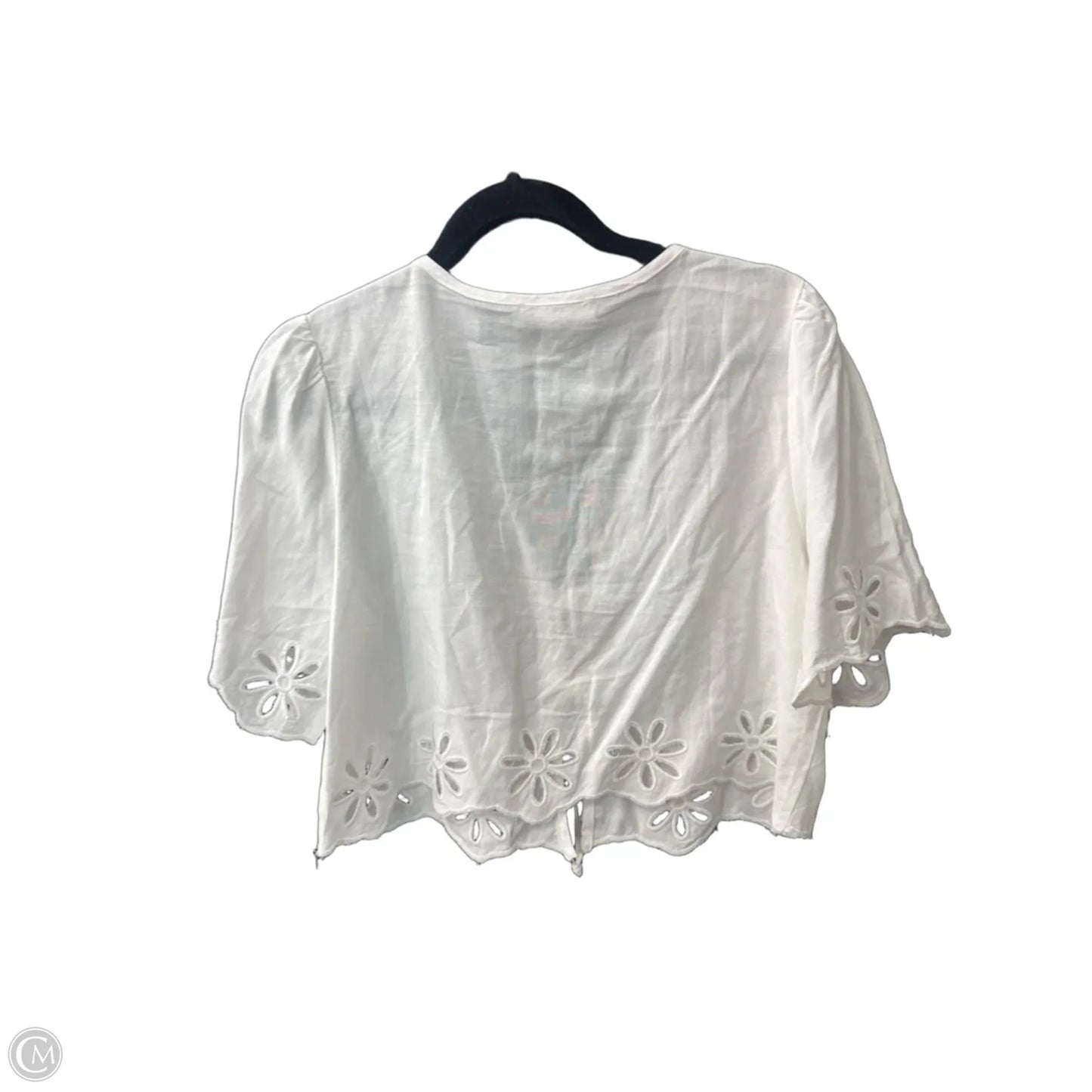 Top Short Sleeve By By Together In White, Size: M