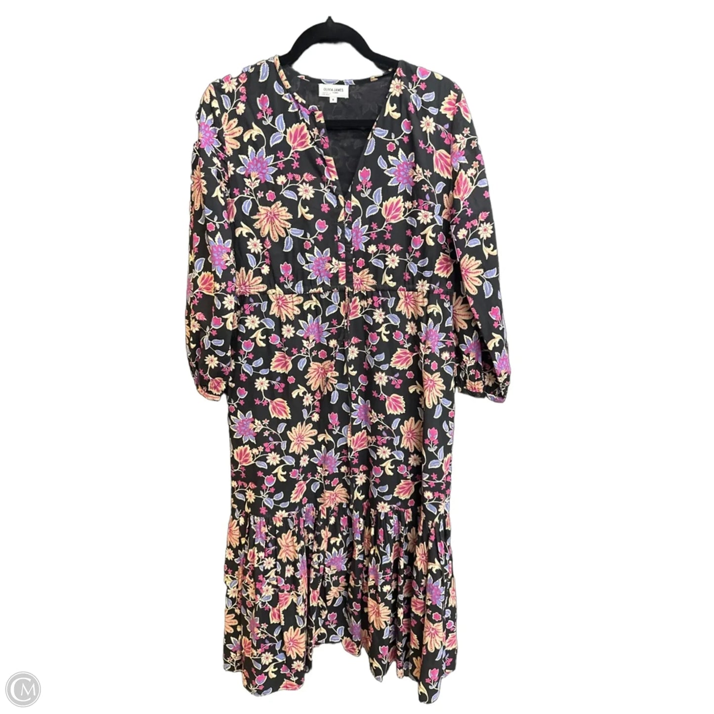 Dress Casual Maxi By Clothes Mentor In Floral Print, Size: S