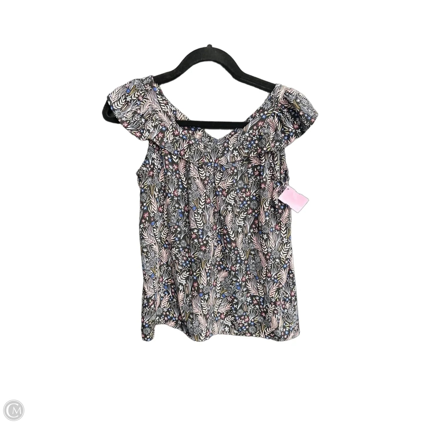 Top Sleeveless By Loft In Floral Print, Size: Xxs