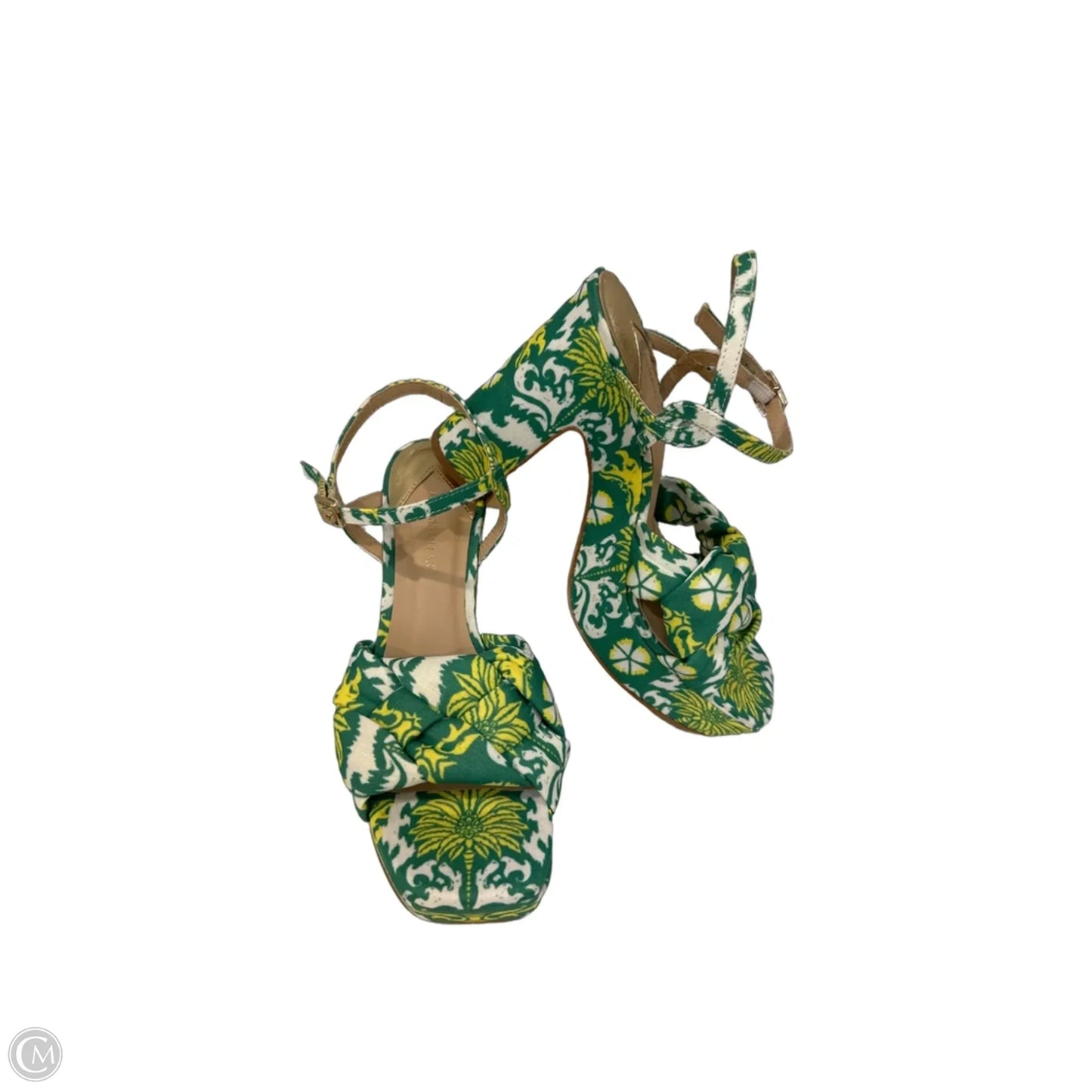 Shoes Heels Block By Antonio Melani In Floral Print, Size: 8