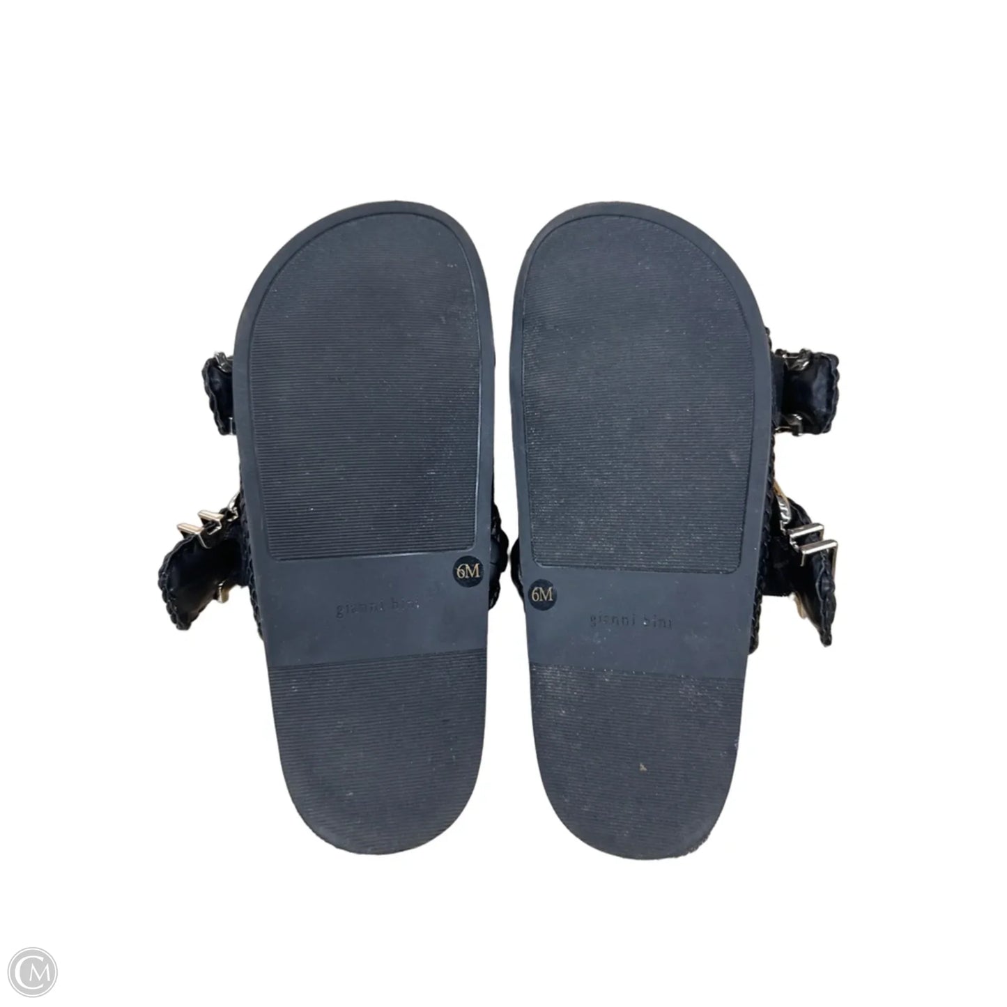 Sandals Flats By Gianni Bini In Black, Size: 6