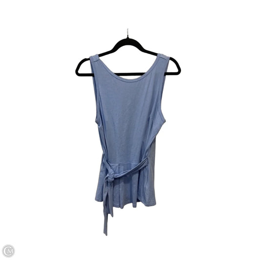 Blouse Sleeveless By Anthropologie In Blue, Size: M