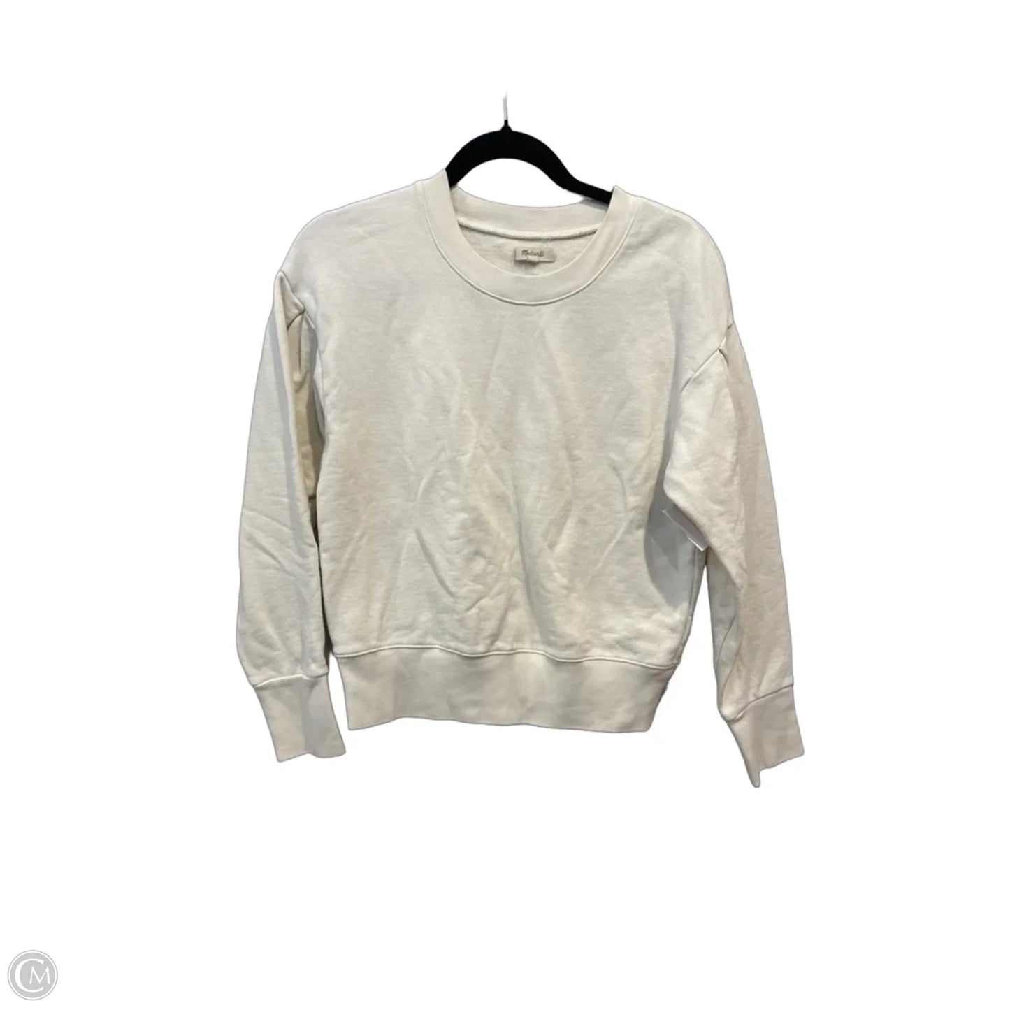 Sweatshirt Crewneck By Madewell In Beige, Size: S