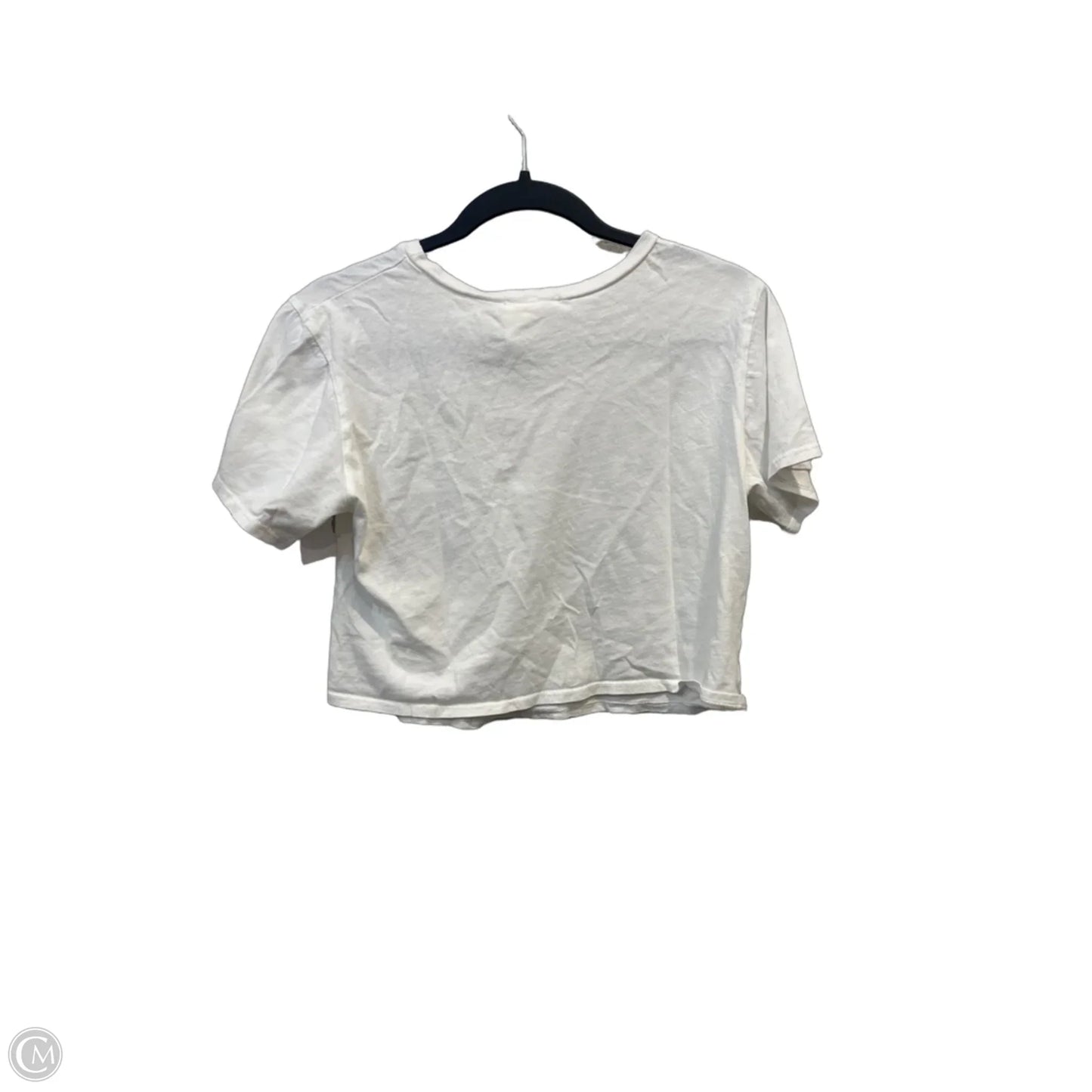 Top Short Sleeve By Clothes Mentor In White, Size: S
