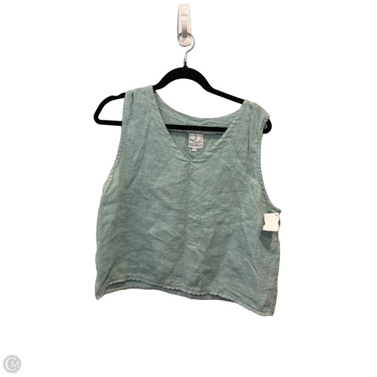Top Sleeveless By Clothes Mentor In Blue, Size: L