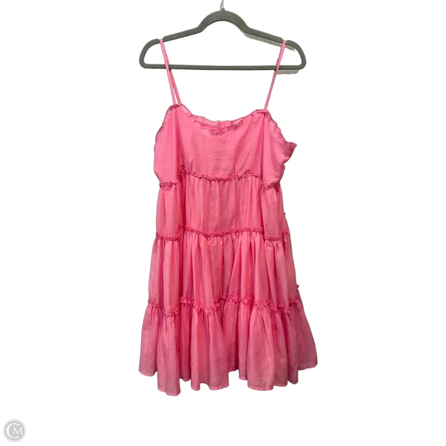 Dress Casual Midi By Clothes Mentor In Pink, Size: Xl