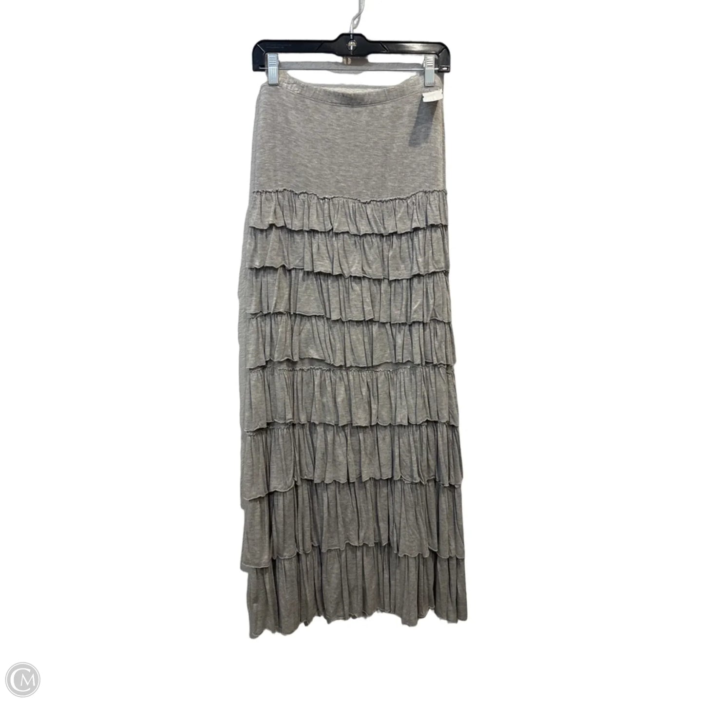 Skirt Midi By Soft Surroundings In Grey, Size: 10
