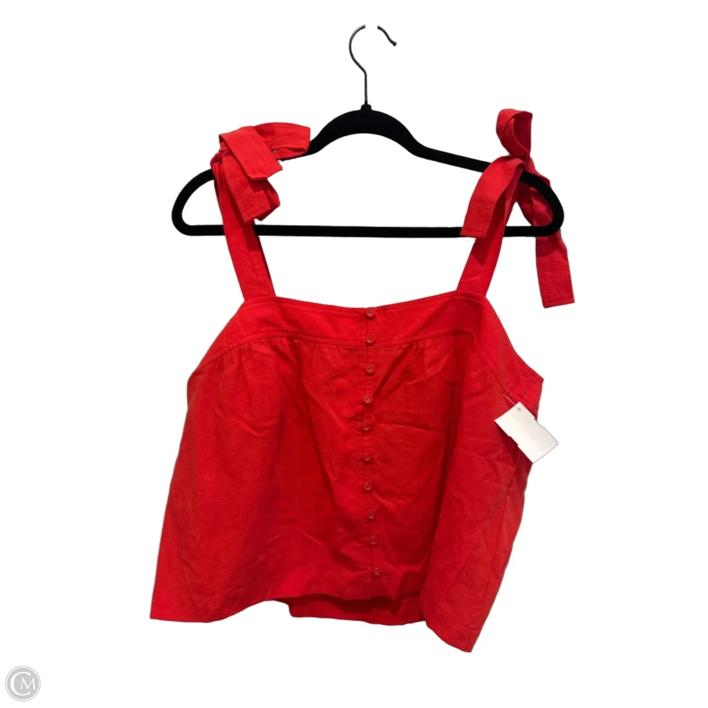 Top Sleeveless By Greylin In Red, Size: L