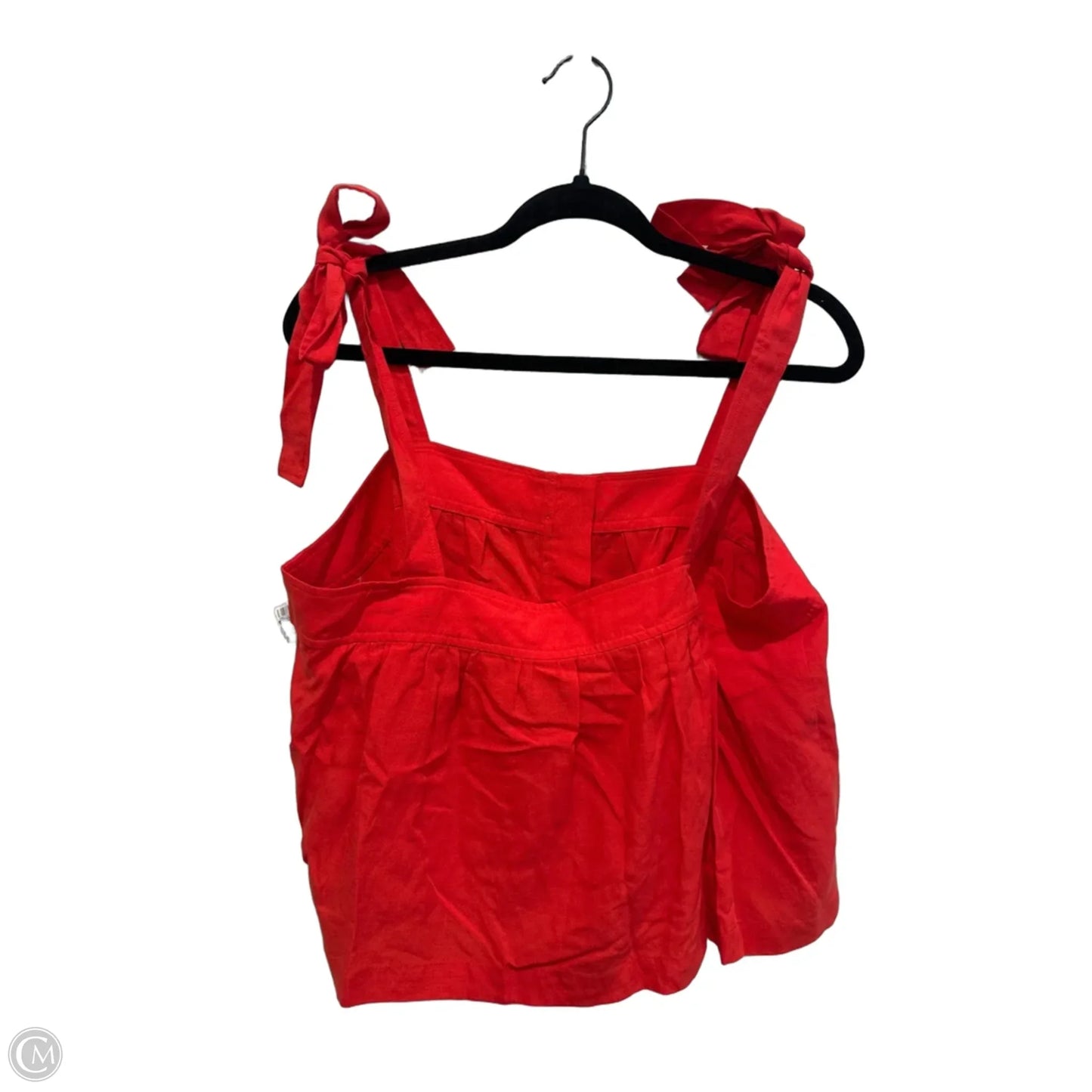Top Sleeveless By Greylin In Red, Size: L