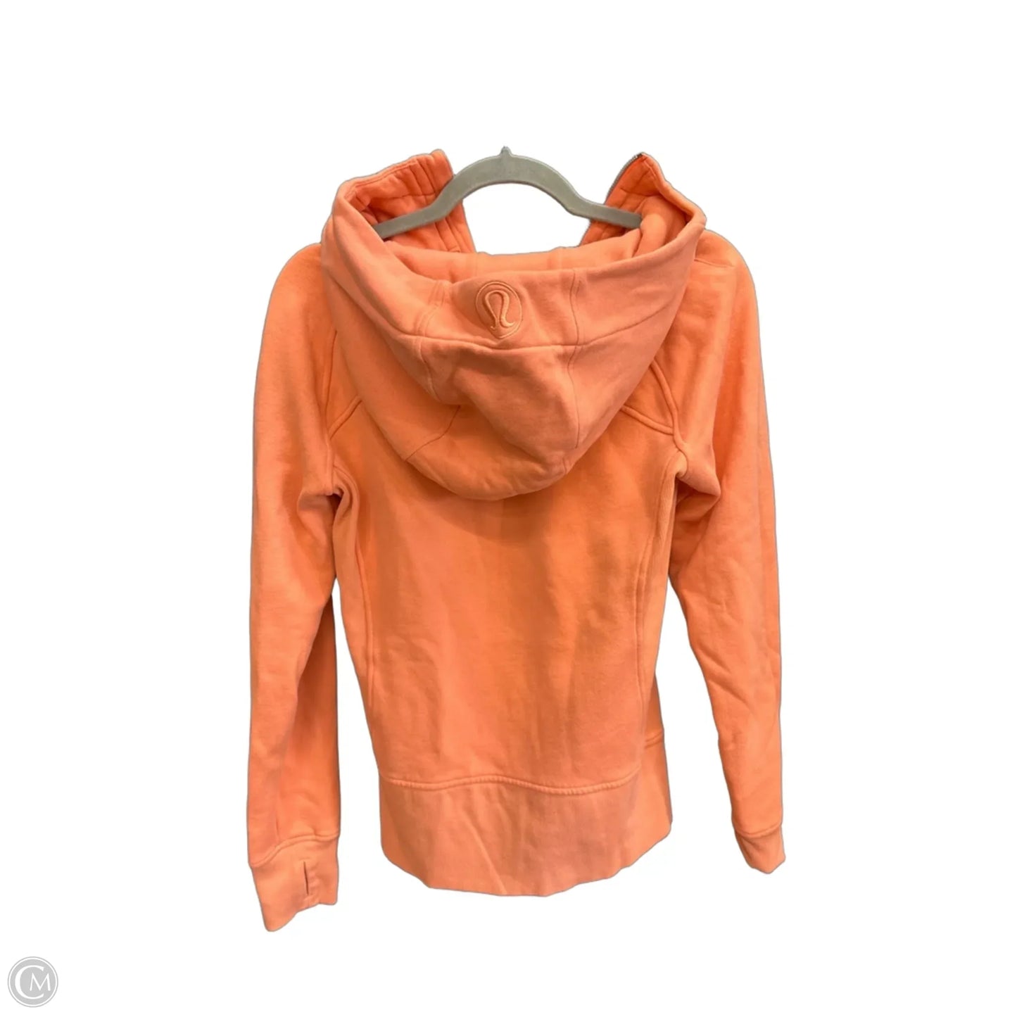 Athletic Jacket By Lululemon In Coral, Size: M
