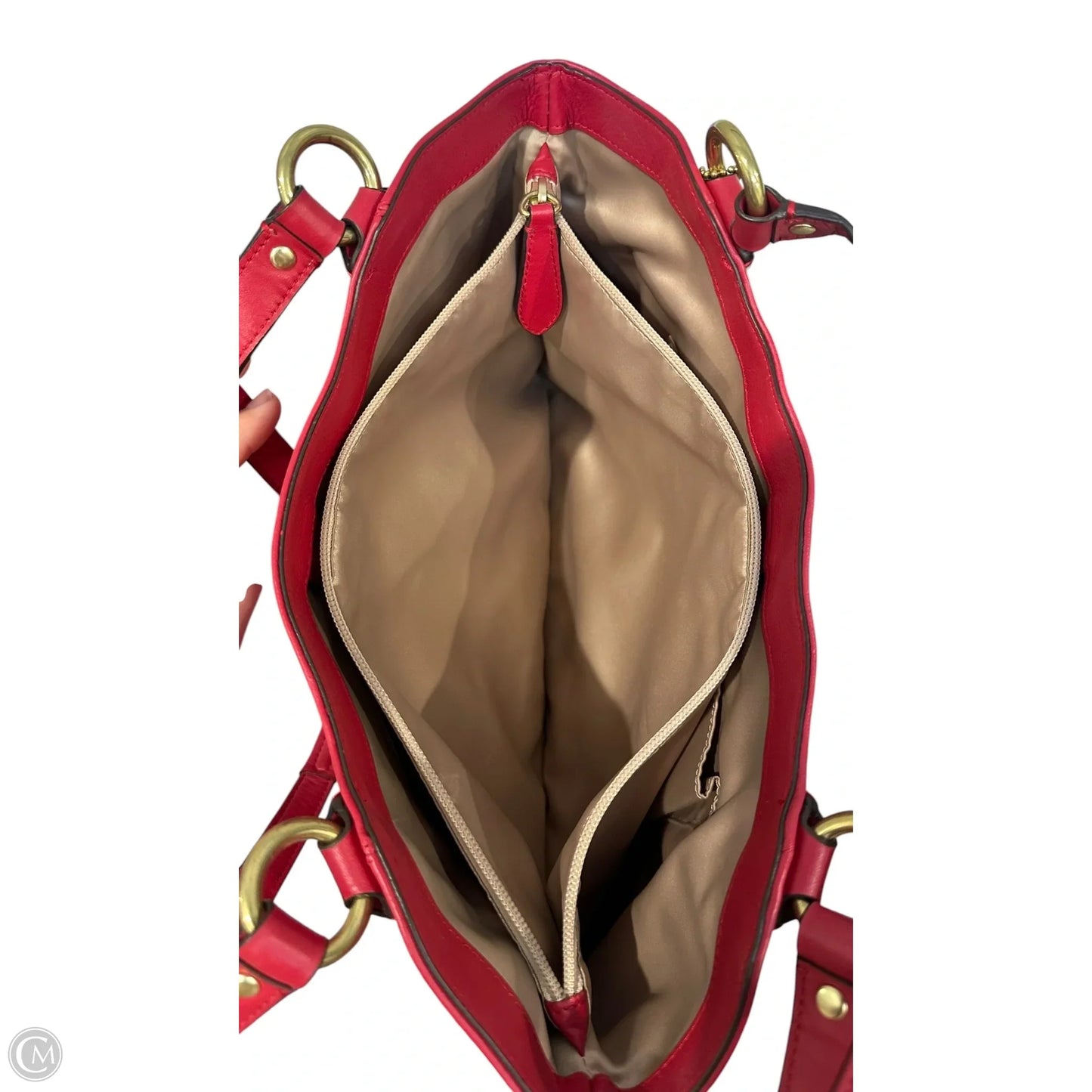Handbag Designer By Coach, Size: Medium