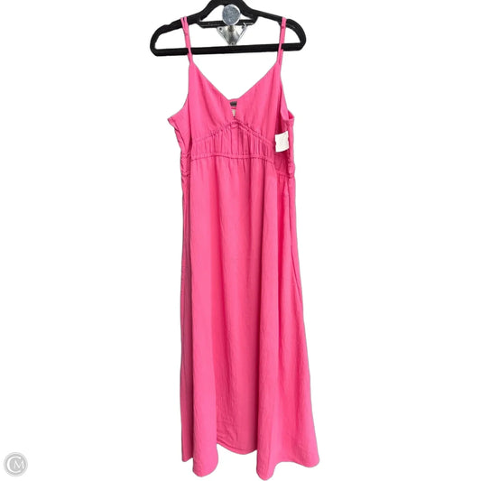 Dress Casual Maxi By A New Day In Pink, Size: L