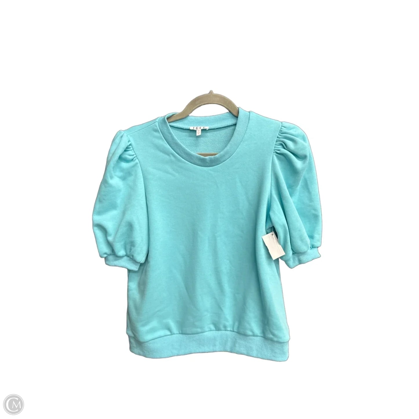 Top Short Sleeve By Tcec In Blue, Size: S