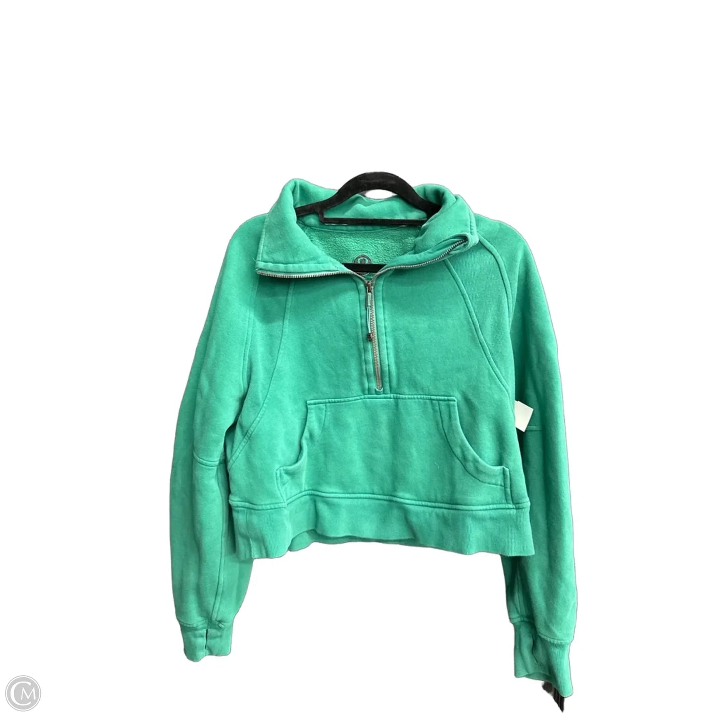 Athletic Jacket By Lululemon In Green, Size: S