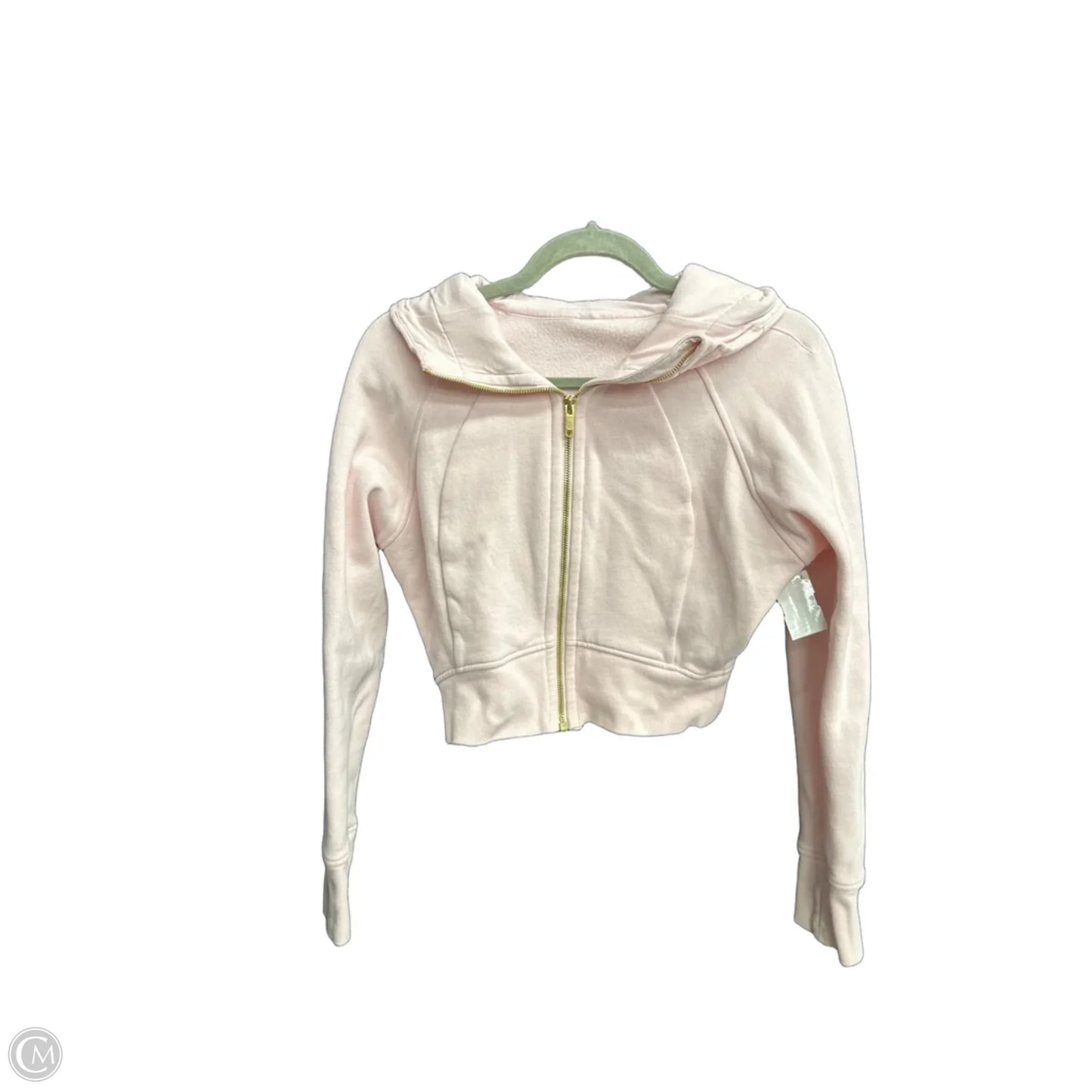 Athletic Jacket By Lululemon In Pink, Size: Xs