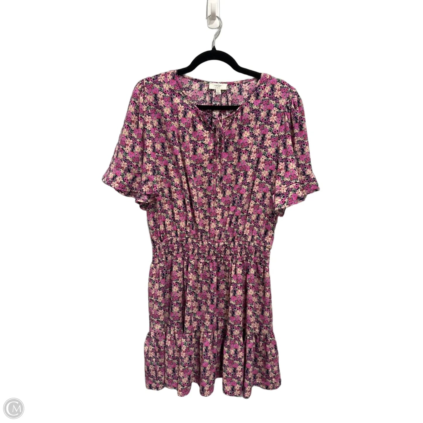 Dress Casual Short By Umgee In Floral Print, Size: L