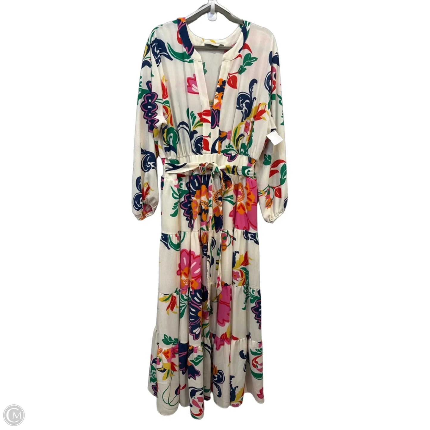 Dress Casual Maxi By Premier Amour In Floral Print, Size: Xl