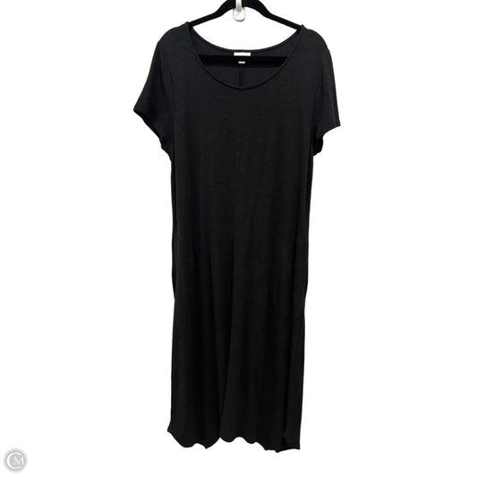 Dress Casual Maxi By J. Jill In Black, Size: L