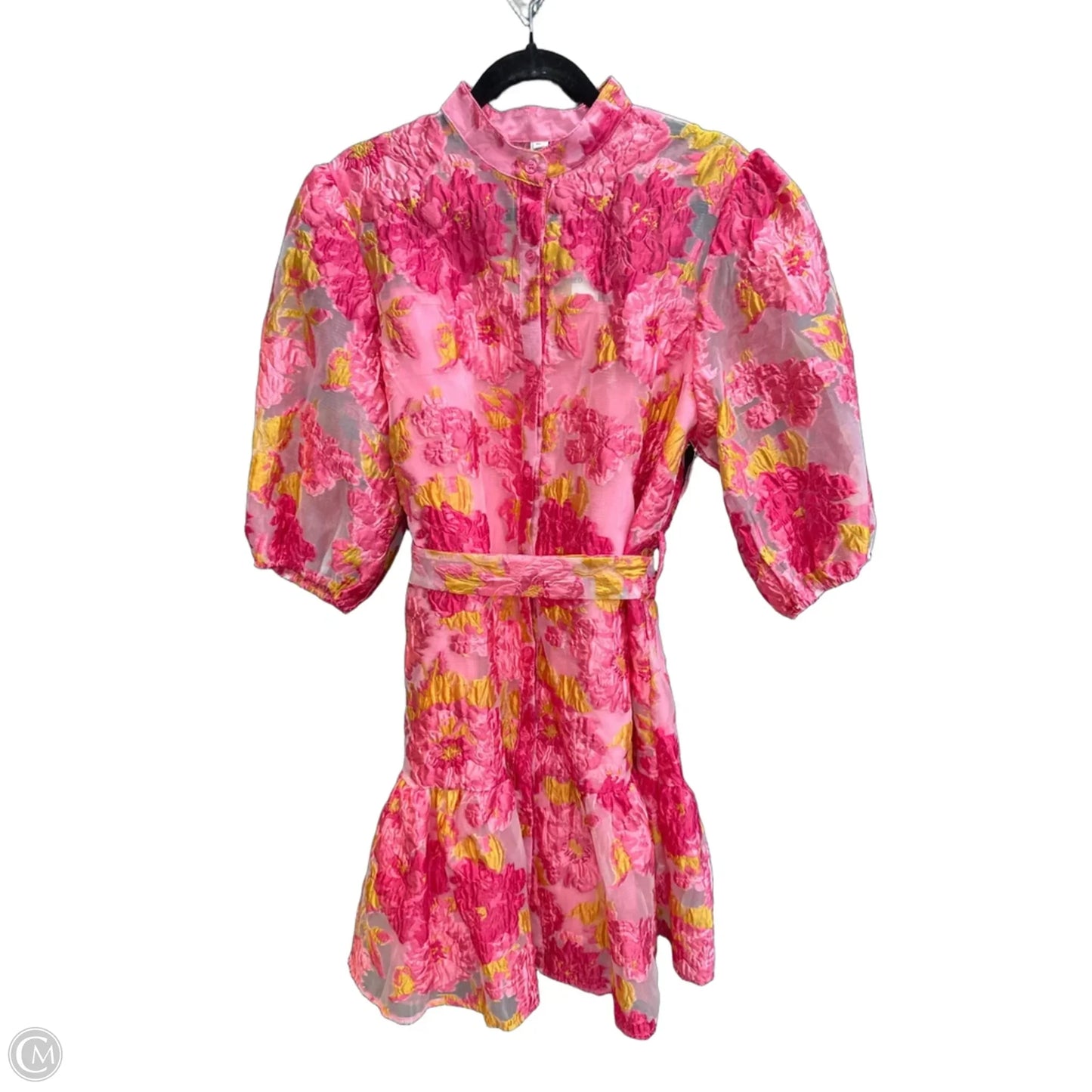 Dress Casual Short By Chicwish In Floral Print, Size: Xl