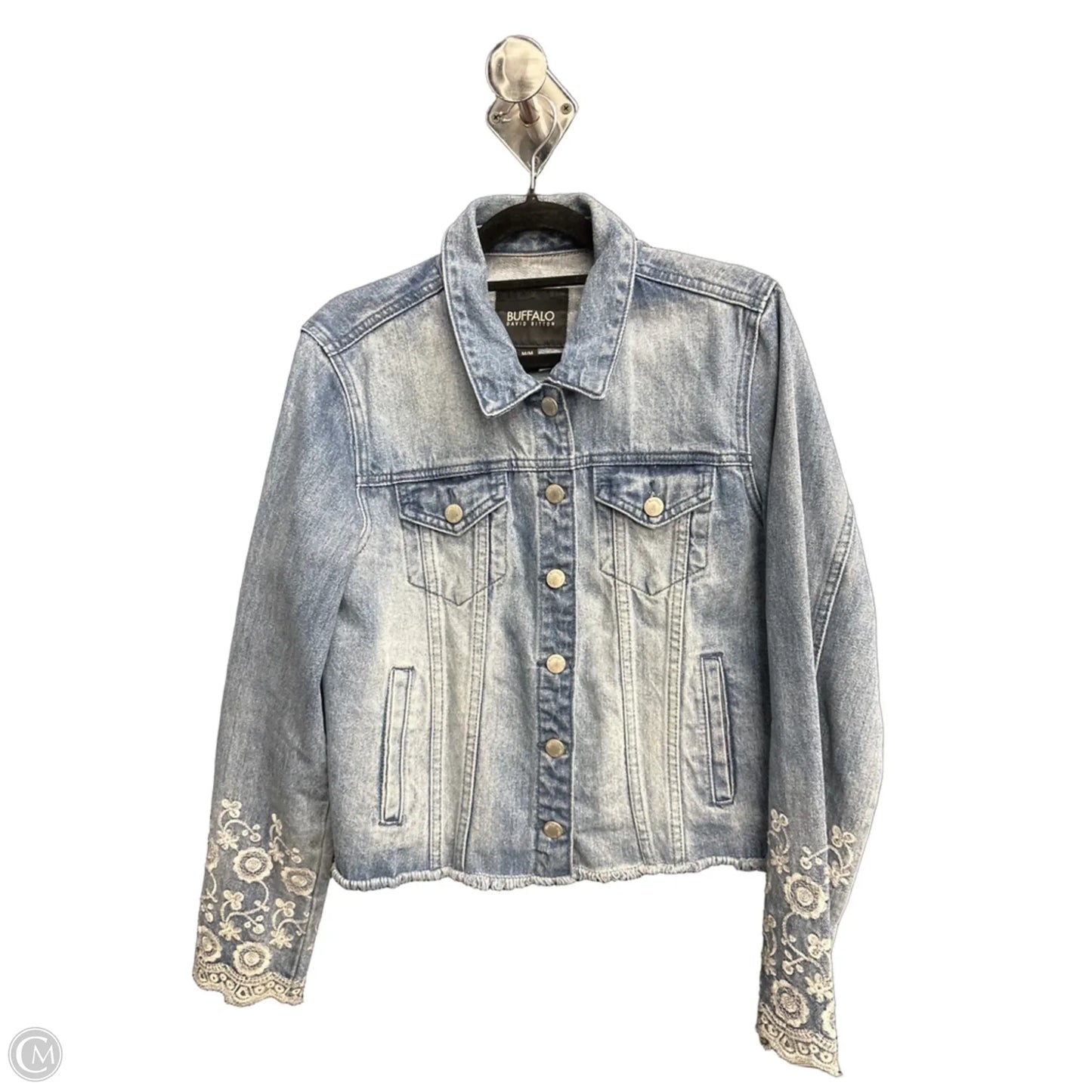 Jacket Denim By Buffalo David Bitton In Blue Denim, Size: M