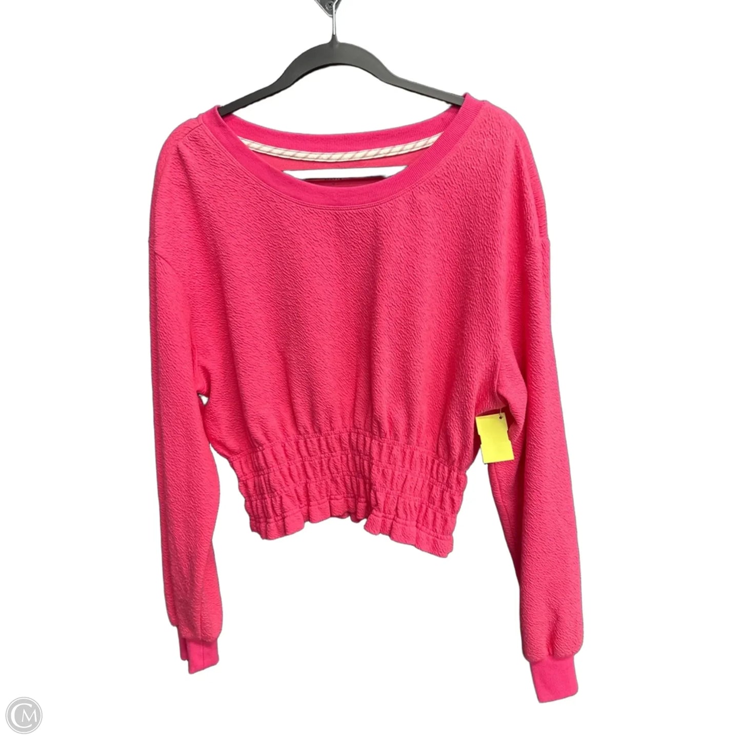 Top Long Sleeve By Maeve In Pink, Size: L