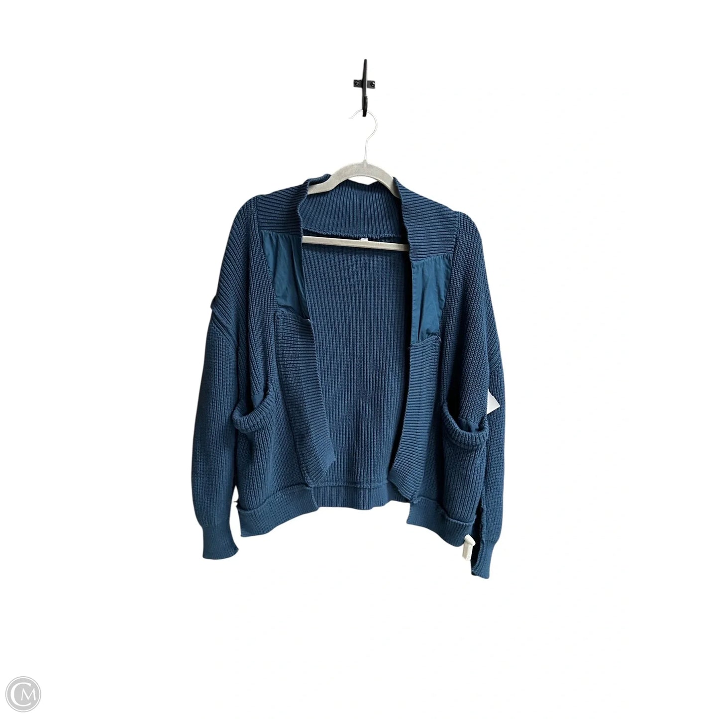 Sweater Cardigan By Clothes Mentor In Teal, Size: S