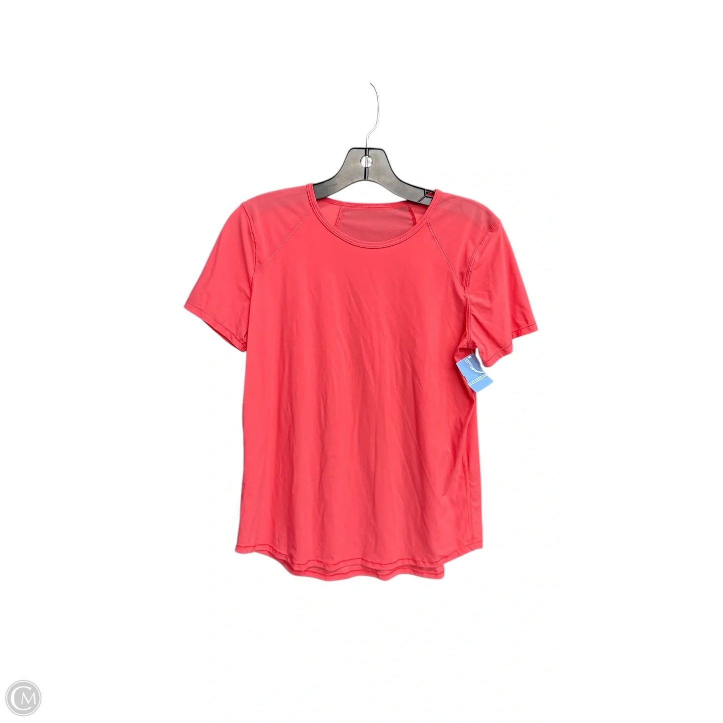Athletic Top Short Sleeve By Lululemon In Pink, Size: S