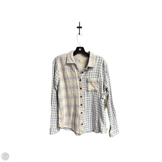 Top Long Sleeve By Altard State In Blue, Size: S