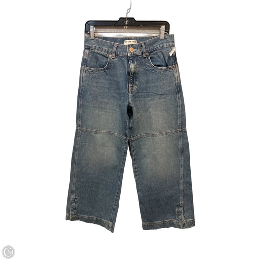 Jeans Wide Leg By We The Free In Blue Denim, Size: 4