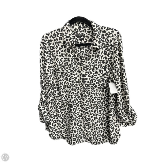 Top Long Sleeve By Talbots In Animal Print, Size: Lp