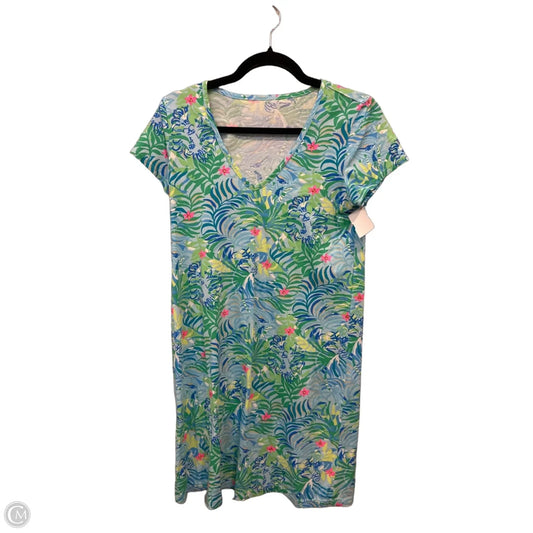 Dress Designer By Lilly Pulitzer In Tropical Print, Size: Xs