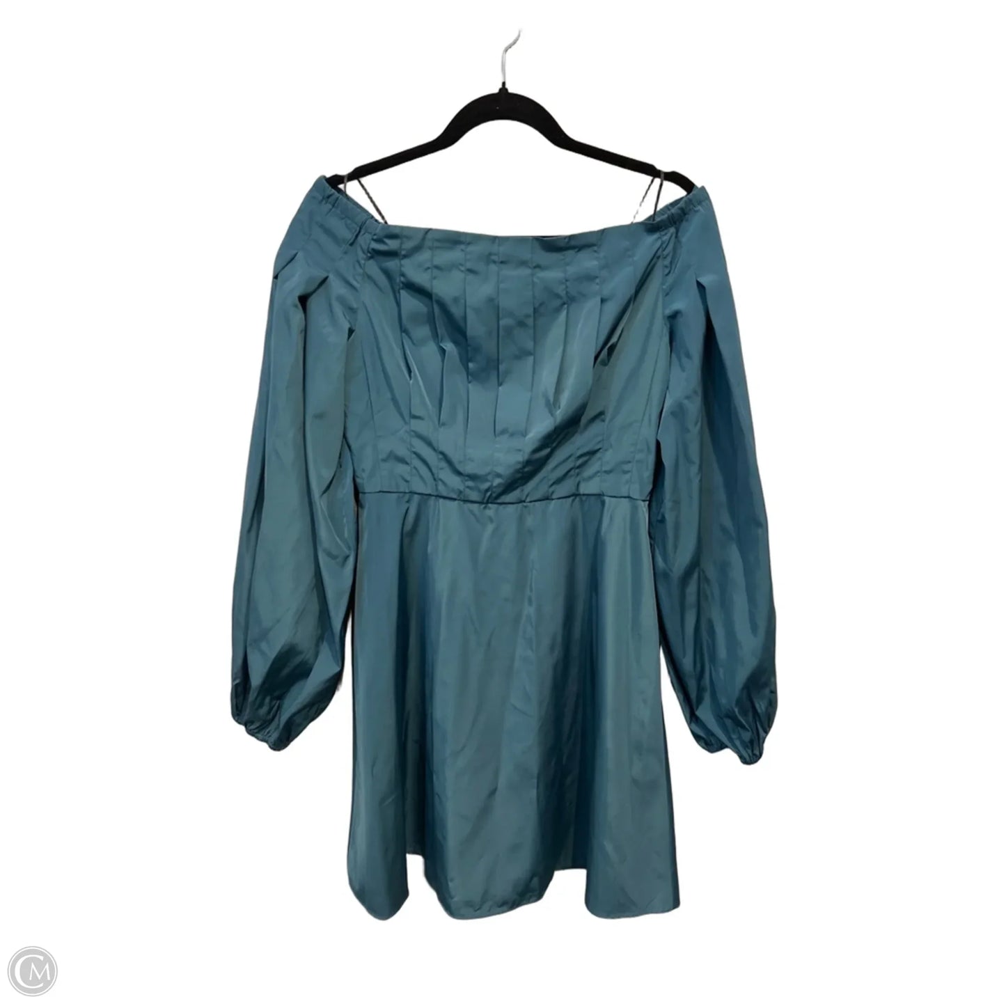 Dress Casual Midi By Trina By Trina Turk In Teal, Size: M