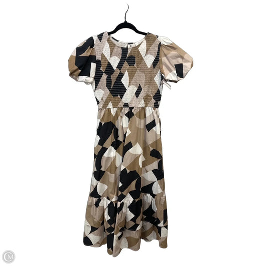 Dress Casual Maxi By Peach Love Cream California In Multi-colored, Size: S