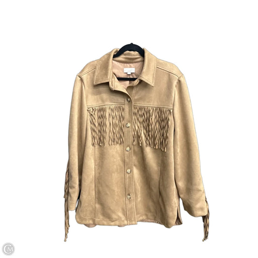 Coat Other By Loft In Brown, Size: L