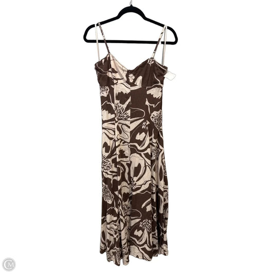 Dress Casual Maxi By Joie In Brown & Tan, Size: Xs