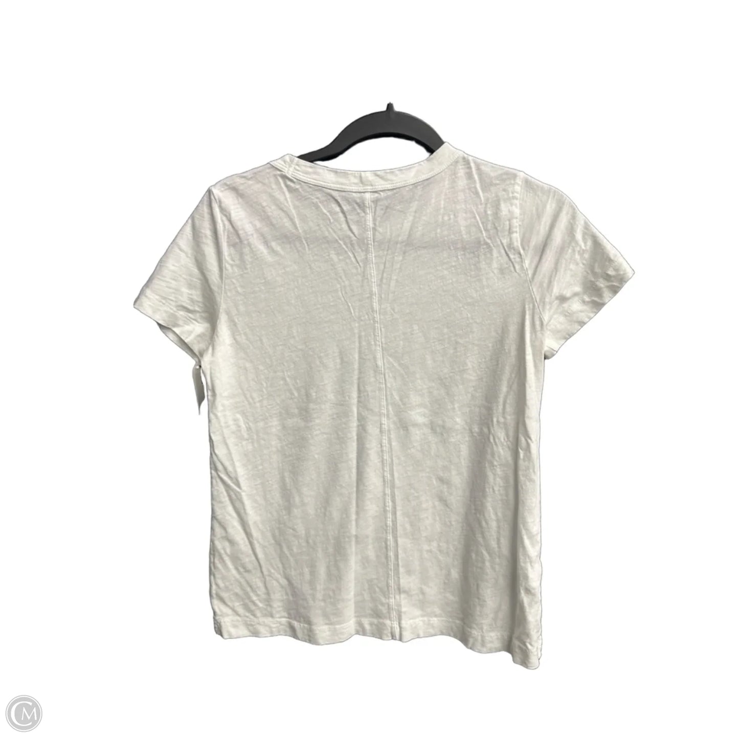 Top Short Sleeve By Loft In White, Size: Xs