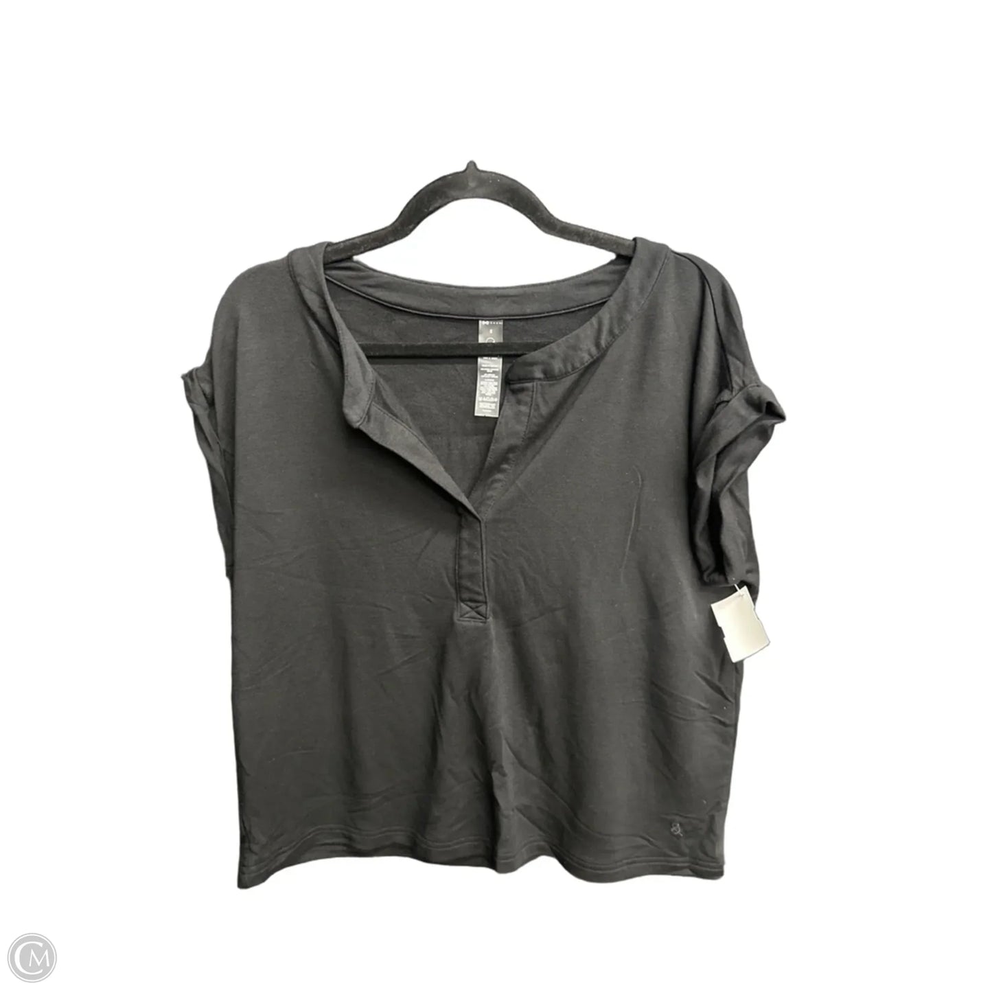 Top Short Sleeve By Lou And Grey In Black, Size: S