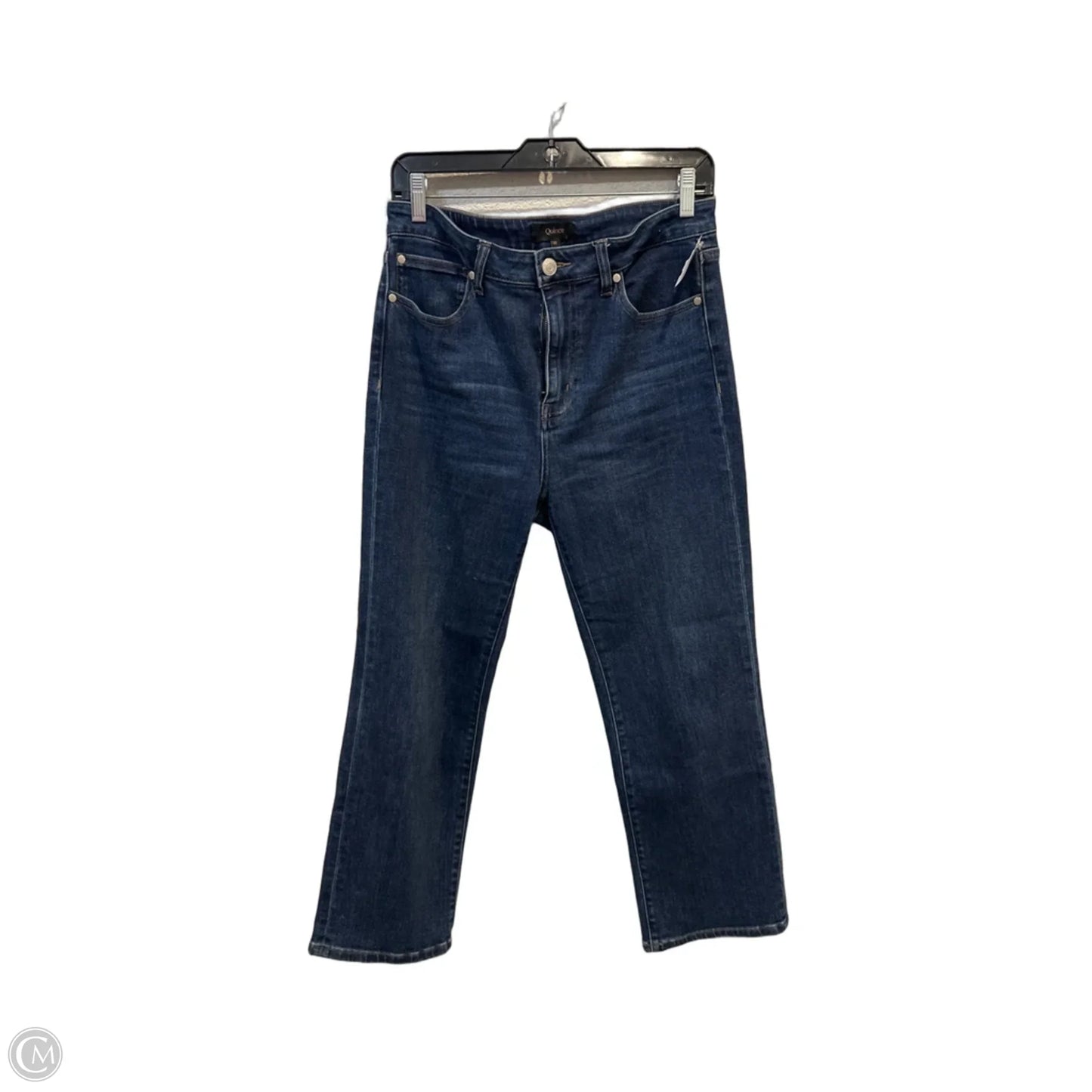 Jeans Straight By Quince In Blue Denim, Size: 8