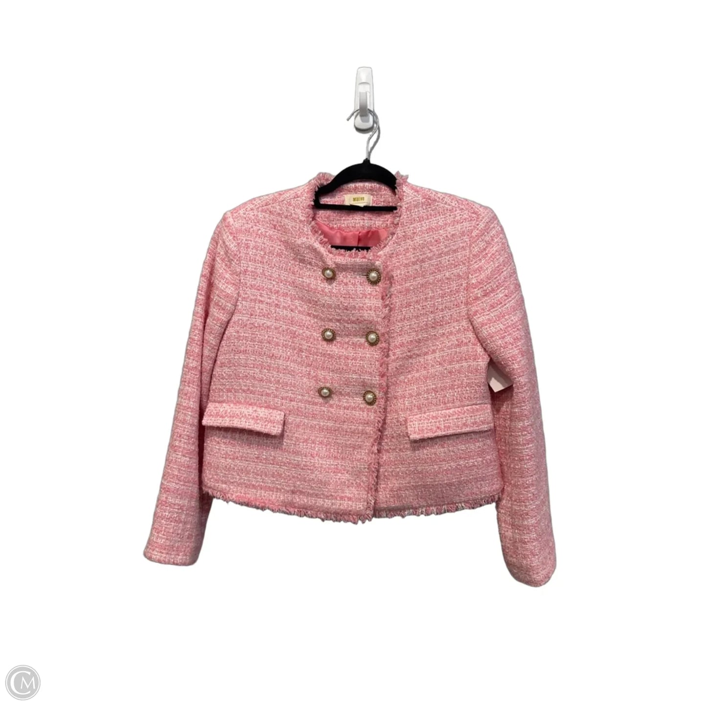 Blazer By Maeve In Gold & Pink, Size: Mp