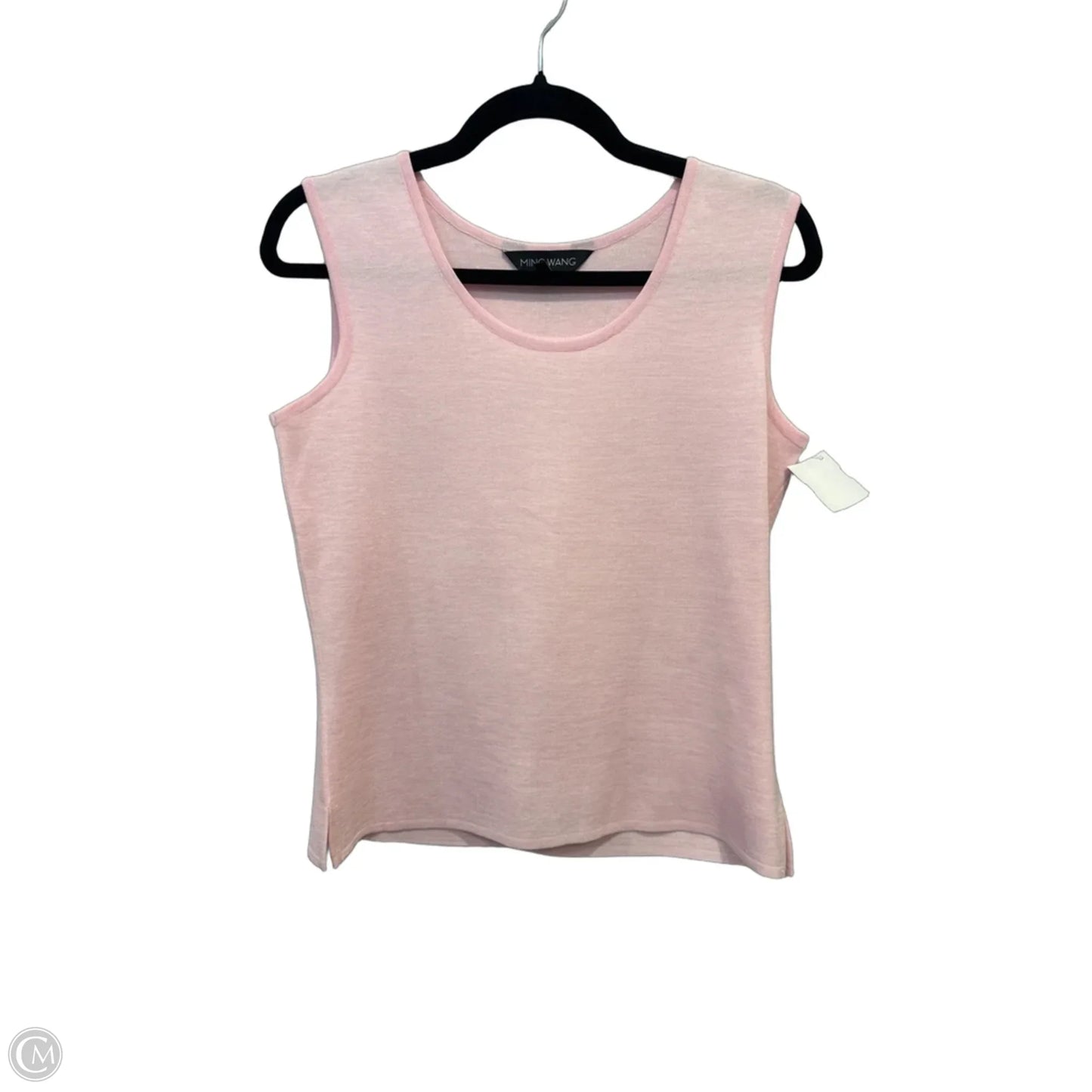 Top Sleeveless By Ming Wang In Pink, Size: S