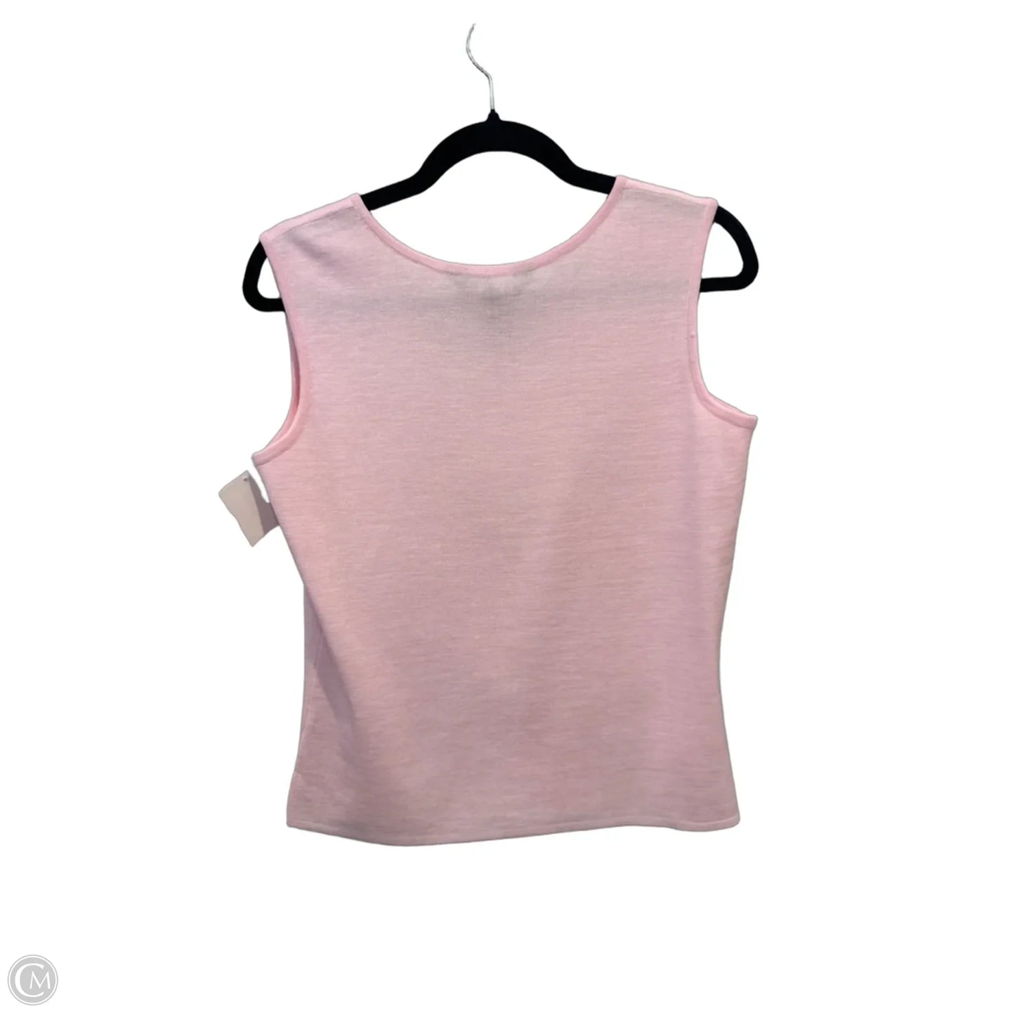 Top Sleeveless By Ming Wang In Pink, Size: S