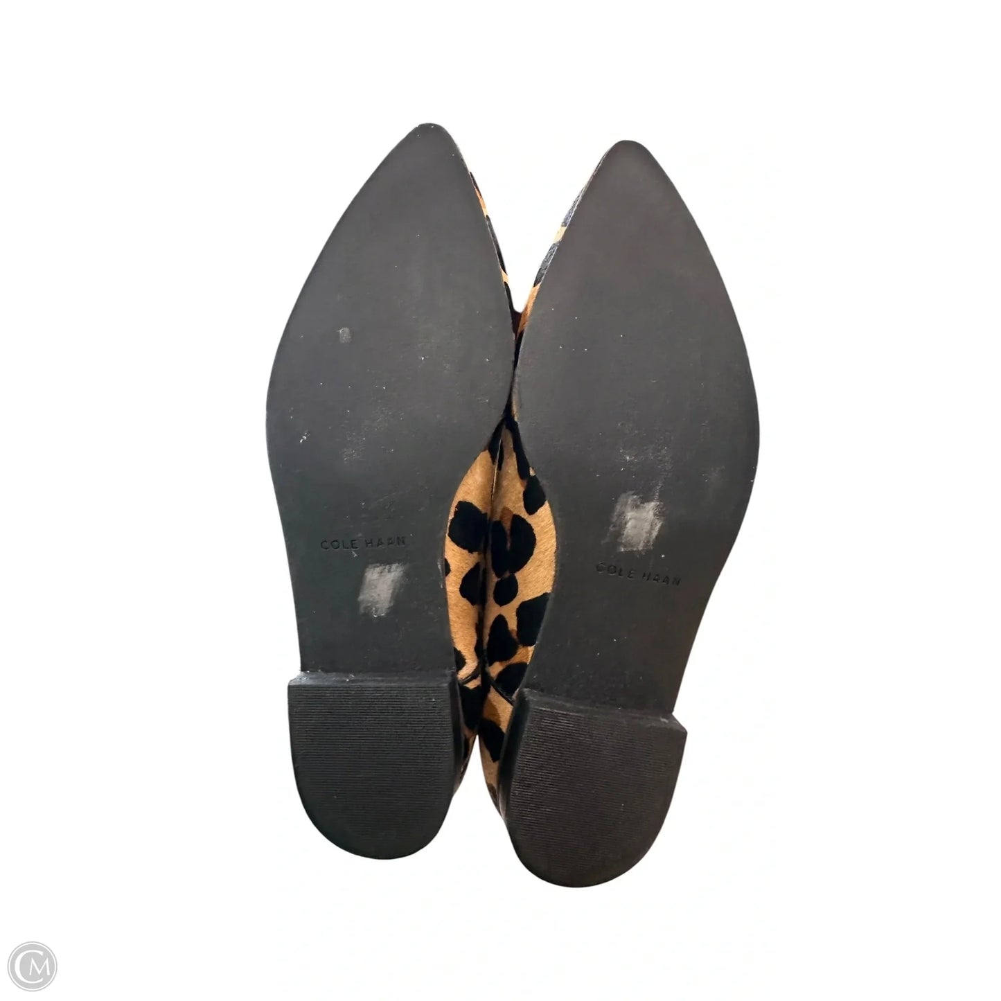 Boots Ankle Flats By Cole-haan In Animal Print, Size: 7.5