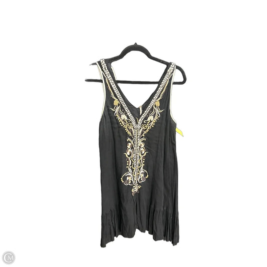 Dress Casual Midi By Free People In Black & Brown, Size: Xs
