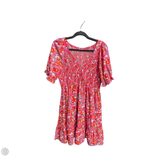 Dress Casual Midi By Jodifl In Floral Print, Size: L