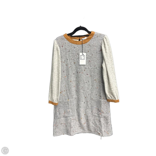Dress Casual Midi By Thml In Brown & Grey, Size: S