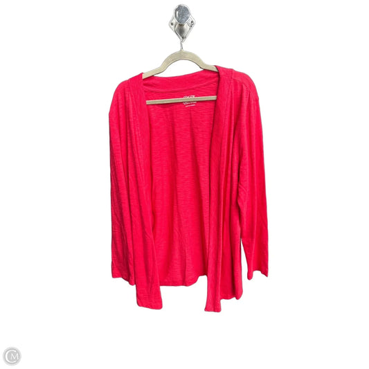 Cardigan By Chicos In Pink, Size: Xl