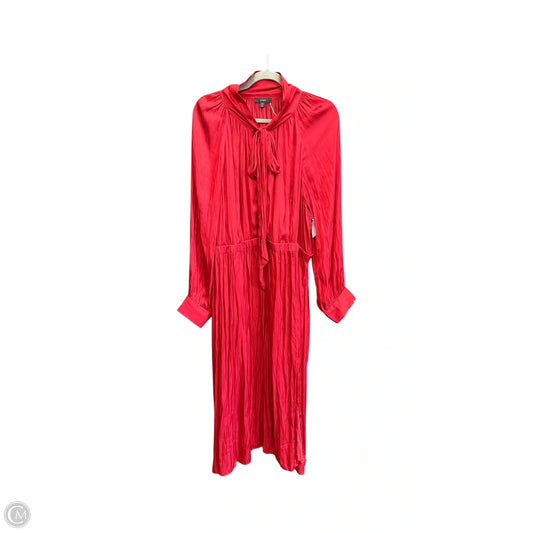 Dress Casual Maxi By J. Crew In Red, Size: 2x