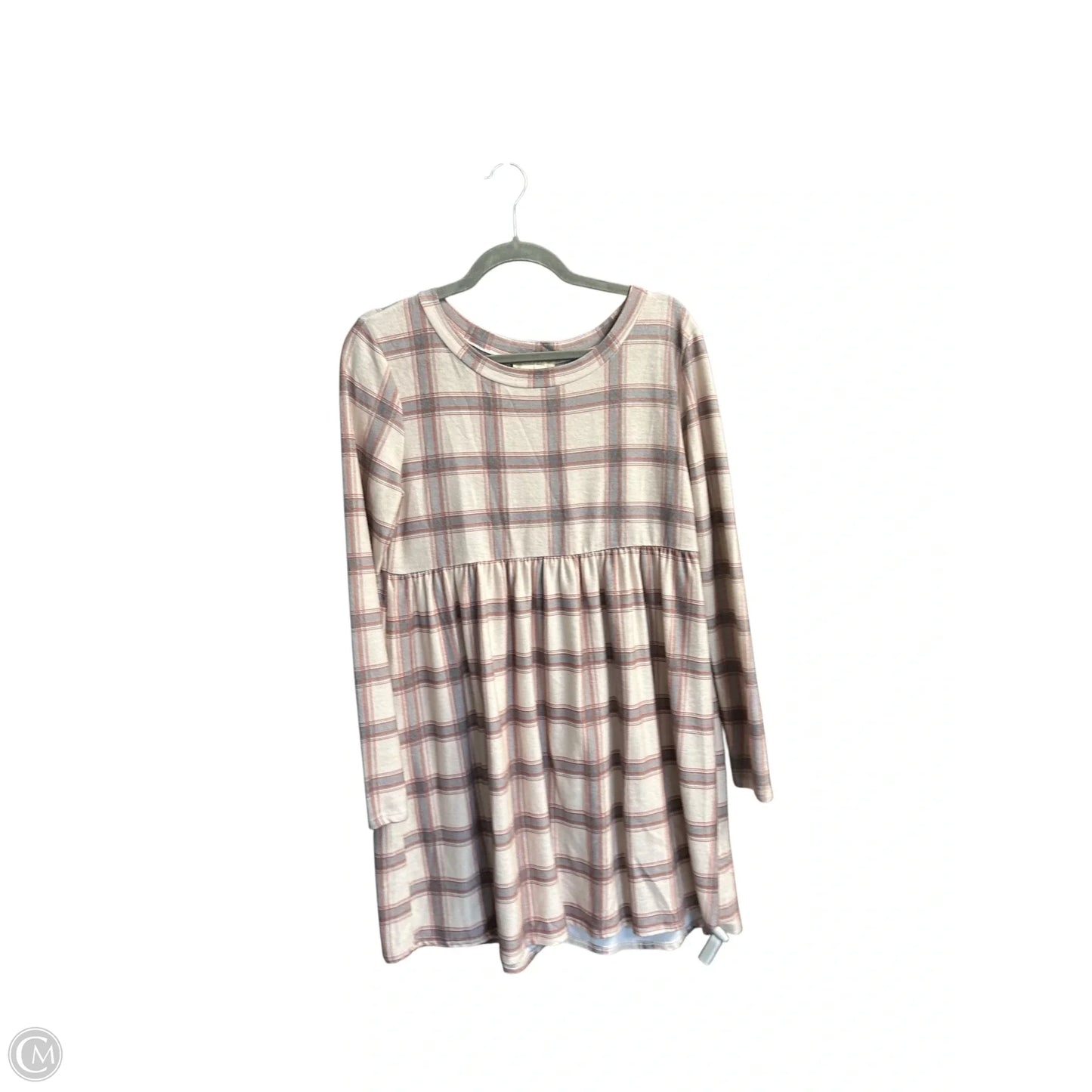 Dress Casual Midi By Altard State In Plaid Pattern, Size: S
